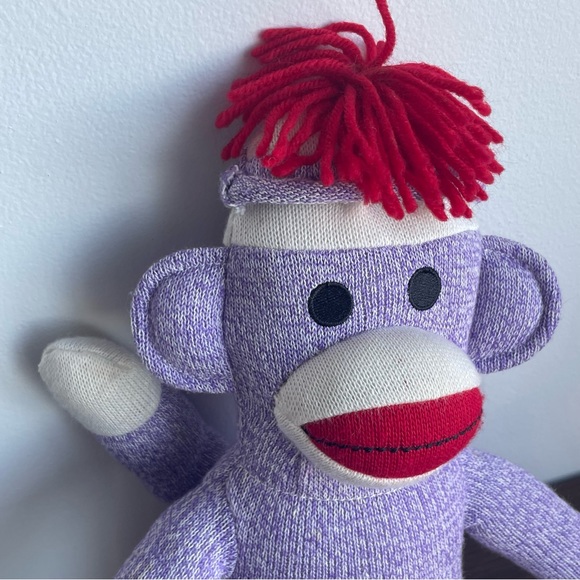 Purple Schylling Sock Monkey - Picture 3 of 7